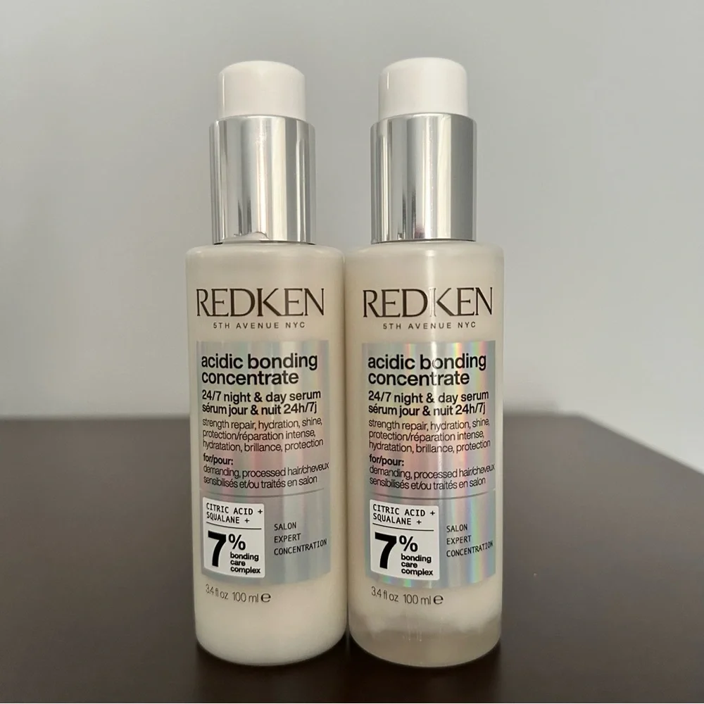 Redken Acidic Bonding Concentrate 24/7 Night & Day Serum Lot of 2 NEW